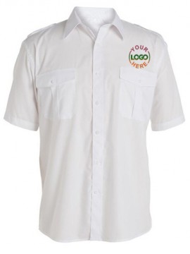 Half Sleeve White Uniform Shirt